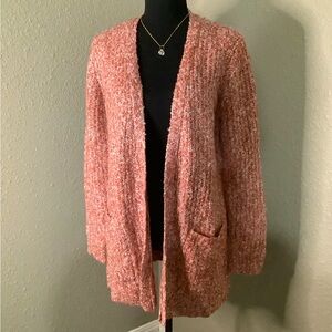 NWOT BB DAKOTA BY STEVE MADDEN Knitted Cardigan in heather rust